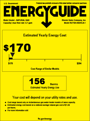 Old Energy Guide Label